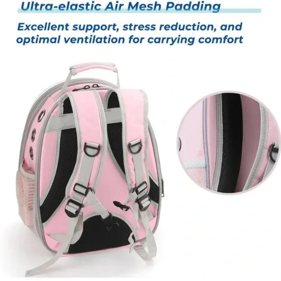 Expandable Bubble Cat & Puppy Carrier Backpack for Small Pets Airline Approved - Picture 3 of 8